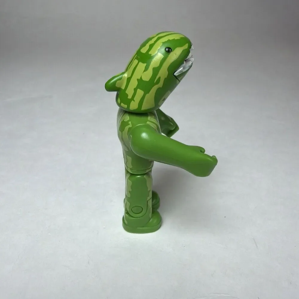 Roblox Sharksie Action Figure Watermelon Green Shark & brown man set